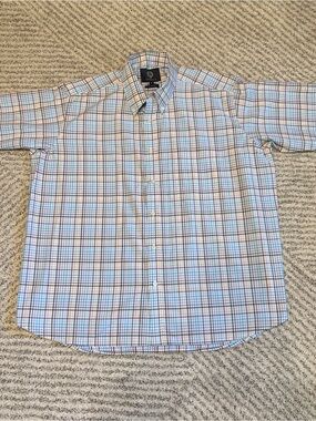 Viyella Men’s Short-Sleeve Plaid Button-Up Shirt - 2XL